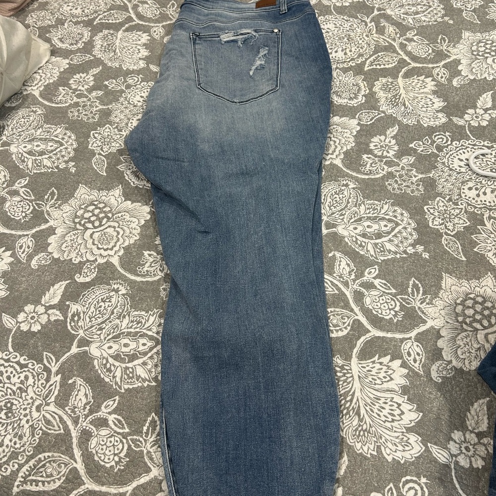 Judy Blue Classic Straight Leg Blue Jeans